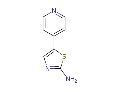 Molecular Structure of 40353-55-7 (5-(pyridin-4-yl)thiazol-2-aMine)