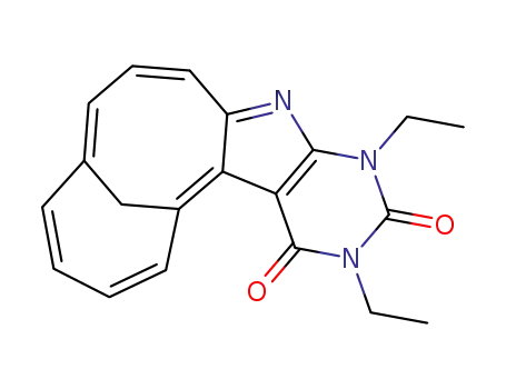 11,13-diethyl-1,6-methanocycloundeca[b]pyrimido[5,4-d]pyrrole-12(11H),14(13H)-dione