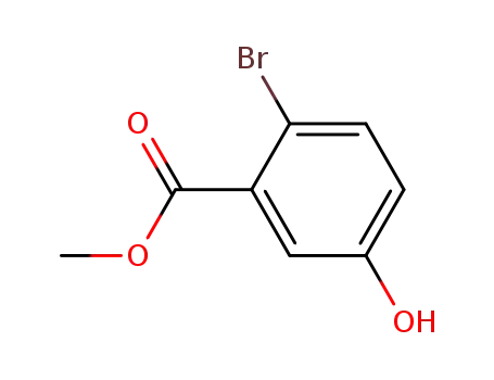 Molecular Structure of 154607-00-8 (2-broMo-5-hydroxybenzoic acid Methyl ester)
