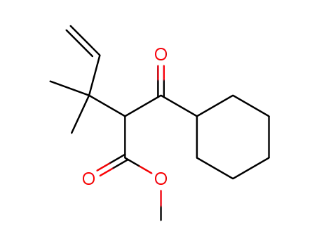 methyl 3-cyclohexyl-3-oxo-2-(1,1-dimethyl-2-propenyl)propanoate