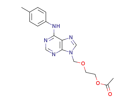 9-[(2-acetoxyethoxy)methyl]-6-(p-tolylamino)purine
