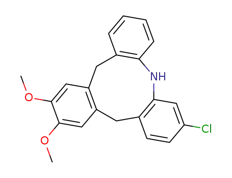 3-chloro-12,13-dimethoxy-10,15-dihydro-5H-5-aza-tribenzo[a,d,g]cyclononene