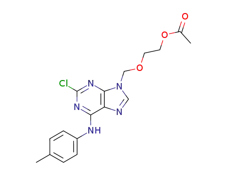 9-[(2-acetoxyethoxy)methyl]-2-chloro-6-(p-tolylamino)purine