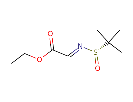 (E)-[(S)-2-methylpropane-2-sulfinylimino]acetic acid ethyl ester