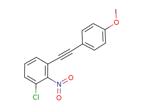 1-chloro-3-[(4-methoxyphenyl)ethynyl]-2-nitrobenzene