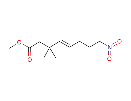 methyl (4E)-3,3-dimethyl-8-nitrooct-4-enoate