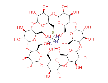 mono-[6-deoxy-6-(6-sulfanyl-9H-purine)]-β-cyclodextrin