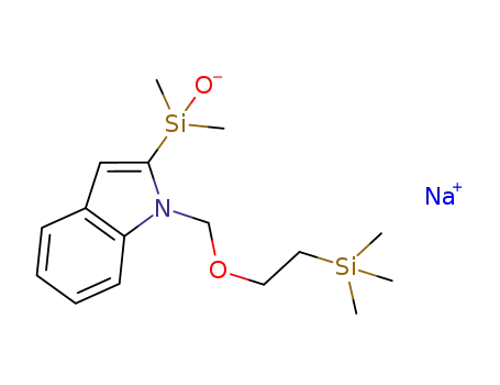 2-(hydroxydimethylsilyl)-1-[[2-(trimethylsilyl)ethoxy]methyl]-1H-indole sodium salt