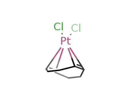 Molecular Structure of 12080-32-9 (Dichloro(1,5-cyclooctadiene)platinum(II))