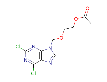 2-[(2,6-dichloro-9H-purin-9-yl)methoxy]ethyl acetate