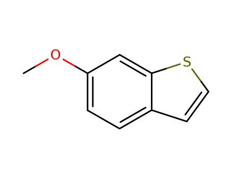 Molecular Structure of 90560-10-4 (6-Methoxybenzo(b)thiophene)