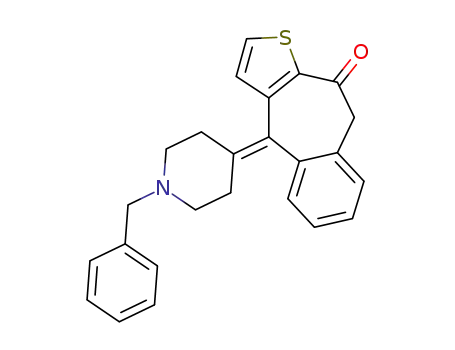 4-(1-benzyl-piperidin-4-ylidene)-4,9-dihydro-benzo[4,5]cyclohepta[1,2-b]thiophen-10-one