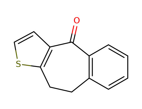 Molecular Structure of 1622-55-5 (4-Oxo-9,10-dihydro-4H-benzo(4,5)-cyclohepta-(1,2b)thiophene)