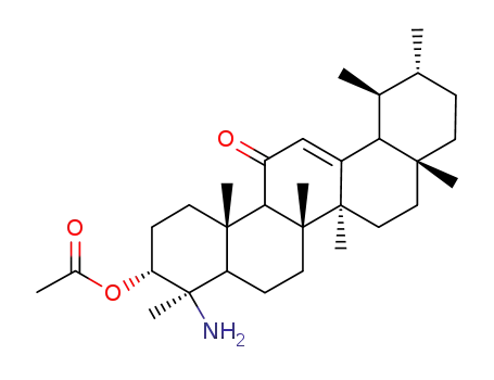 3α-acetoxy-4-amino-11-keto-24-norurs-12-ene