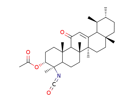 3-acetoxy-11-keto-24-norurs-12-en-4-isocyanate