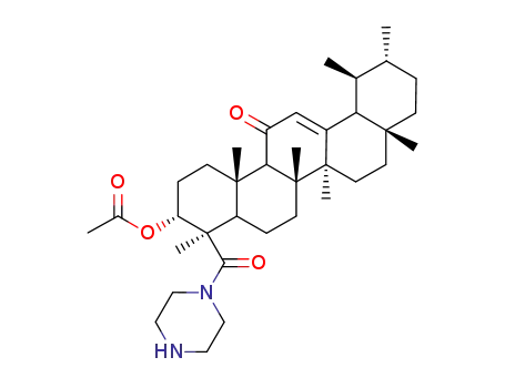 N-(3-O-acetyl-11-keto-β-boswelloyl)-piperazine