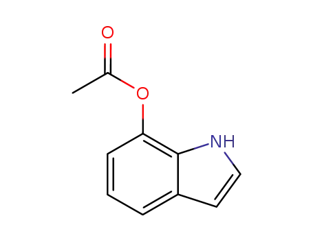 Molecular Structure of 5526-13-6 (7-Acetoxyindole)