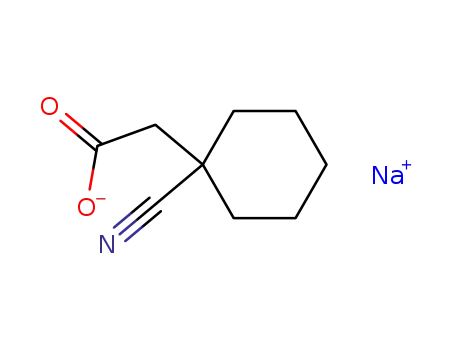(1-cyanocyclohexyl)acetic acid sodium salt
