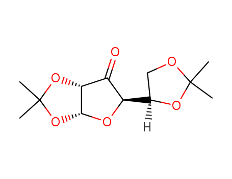 2847-00-9,1,2:5,6-DI-O-ISOPROPYLIDENE-ALPHA-D-RIBO-3-HEXULOFURANOSE,D-ribo-Hexofuranos-3-ulose,1,2:5,6-di-O-isopropylidene- (7CI);D-ribo-Hexofuranos-3-ulose, 1,2:5,6-di-O-isopropylidene-,alpha- (8CI);Furo[2,3-d]-1,3-dioxole,alpha-D-ribo-hexofuranos-3-ulosederiv.;alpha-D-ribo-Hexofuranos-3-ulose,1,2:5,6-bis-O-(1-methylethylidene)-;1,2:5,6-Di-O-isopropylidene-alpha-D-ribohexofuran-3-ulose;5-(2,2-dimethyl-1,3-dioxolan-4-yl)-2,2-dimethyl-3a,6a-dihydrofuro[2,;