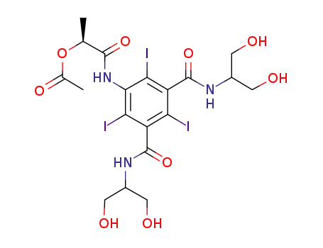 S-N,N'-bis[2-hydroxy-1-(hydroxymethyl)ethyl]-5-[(2-(acetyloxy)-1-oxo-propyl)amino]-2,4,6-triiodo-1,3-benzenedicarboxamide