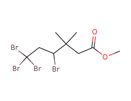 methyl 3,3-dimethyl-4,6,6,6-tetrabromohexanoate