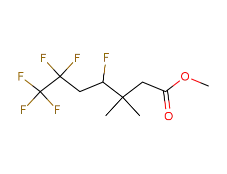 methyl 3,3-dimethyl-4,6,6-trifluoro-7,7,7-trifluoroheptanoate