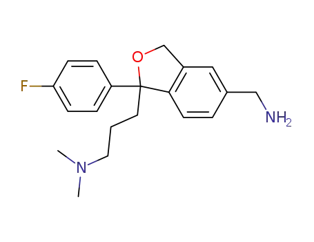 3-(5-(aminomethyl)-1-(4-fluorophenyl)-1,3-dihydroisobenzofuran-1-yl)-N,N-dimethylpropan-1-amine