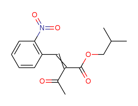 isobutyl 2-[(2-nitrophenyl)methylene]-3-oxo-butanoate