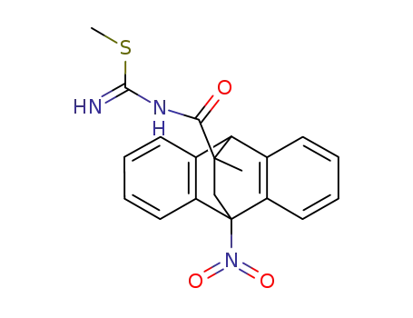 methyl N-[(15-methyl-8-nitrotetracyclo[6.6.2.0(2,7).0(9,14)]hexadeca-2,4,6,9,11,13-hexaen-15-yl)carbonyl]imidothiocarbamate