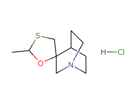 Spiro[1-azabicyclo[2.2.2]octane-3,5'-[1,3]oxathiolane], 2'-methyl-,
hydrochloride