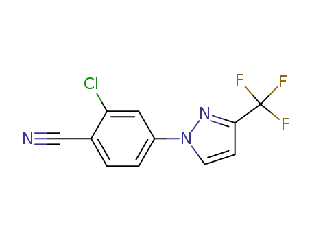 2-chloro-4-(3-trifluoromethylpyrazolyl) benzonitrile