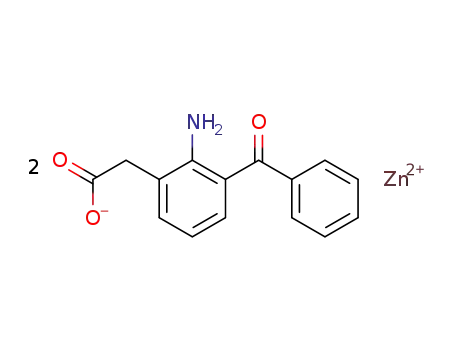 2-amino-3-benzoylbenzeneacetic acid, zinc salt