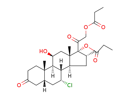 7α-Chloro-11β,17α,21-trihydroxy-16α-methyl-5β-pregnane-3,20-dione 17,21-dipropionate