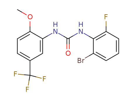 Urea, N-(2-broMo-6-fluorophenyl)-N'-[2-Methoxy-5-(trifluoroMethyl)phenyl]-