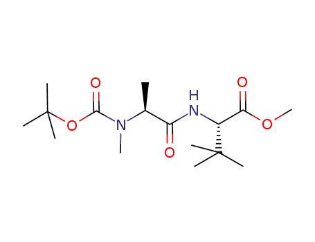 (S)-methyl 2-((S)-2-((tert-butoxycarbonyl)(methyl)amino)propanamido)-3,3-dimethylbutanoate