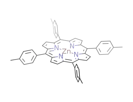 Molecular Structure of 19414-67-6 (meso-Tetratolylporphyrin-Zn(II))