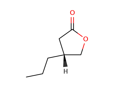 Molecular Structure of 63095-51-2 ((R)-4-Propyldihydrofuran-2(3H)-one)