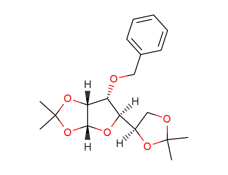 Molecular Structure of 22331-21-1 (3-O-Benzyl-1,2:5,6-bis-O-isopropylidene-alpha-D-galactofuranose)