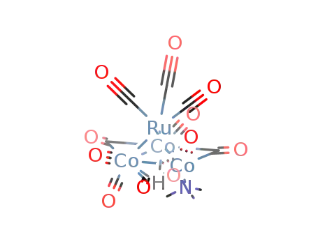 HRuCo3(CO)11(N(CH3)3)