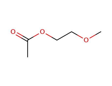 Molecular Structure of 110-49-6 (2-Methoxyethyl acetate)