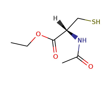 59587-09-6,N-Acetyl-L-cysteine ethyl ester,N-Acetyl-L-cysteineethyl ester;N-Acetylcysteine ethyl ester;L-Cysteine, N-acetyl-, ethyl ester;N-Acetylcysteine ethylester;