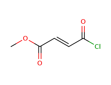 Molecular Structure of 17081-97-9 (2-Butenoic acid, 4-chloro-4-oxo-, methyl ester, (2E)-)