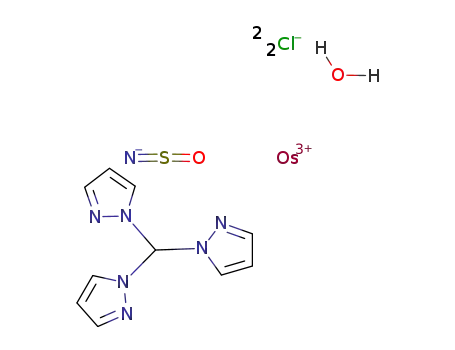 Os(III)(tris(1-pyrazolyl)methane)(Cl)2(NSO) * 2 H2O