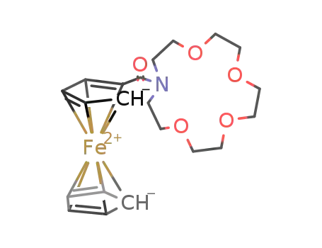 1,4,7,10-tetraoxa-13-azacyclopentadec-13-ylcarbonylferrocene
