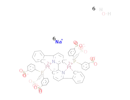 [Pt2(6,6'-diphenyl-2,2'-bipyridine(-4H))(P(m-PhSO3Na)3)2]*6H2O