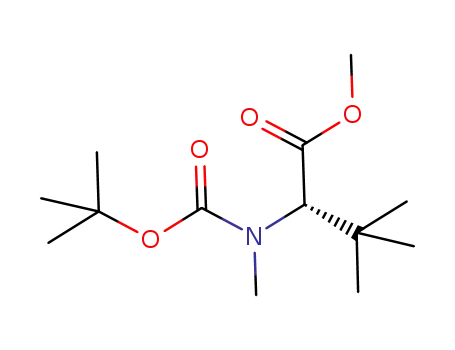 methyl (2S)-3,3-Dimethyl-2-[methyl-[(2-methylpropan-2-yl)oxycarbonyl]amino]butanoate