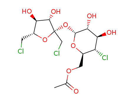 6-acetyl-1',6'-dichloro-1',6'-dideoxy-β-fructofuranasyl-4-chloro-4-deoxy-galactopyranoside