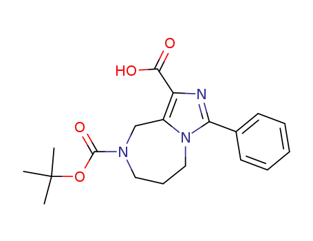 8-(tert-butoxycarbonyl)-3-phenyl-6,7,8,9-tetrahydro-5H-imidazo[1,5-a][1,4]diazepine-1-carboxylic acid