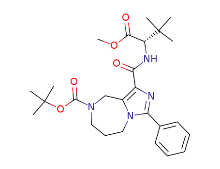 (S)-tert-butyl 1-(1-methoxy-3,3-dimethyl-1-oxobutan-2-ylcarbamoyl)-3-phenyl-6,7-dihydro-5H-imidazo[1,5-a][1,4]diazepine-8(9H)-carboxylate