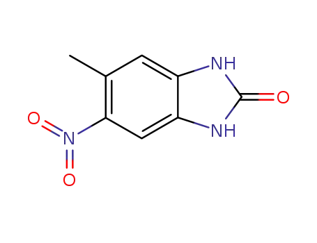Molecular Structure of 83573-62-0 (2H-Benzimidazol-2-one,1,3-dihydro-5-methyl-6-nitro-(9CI))